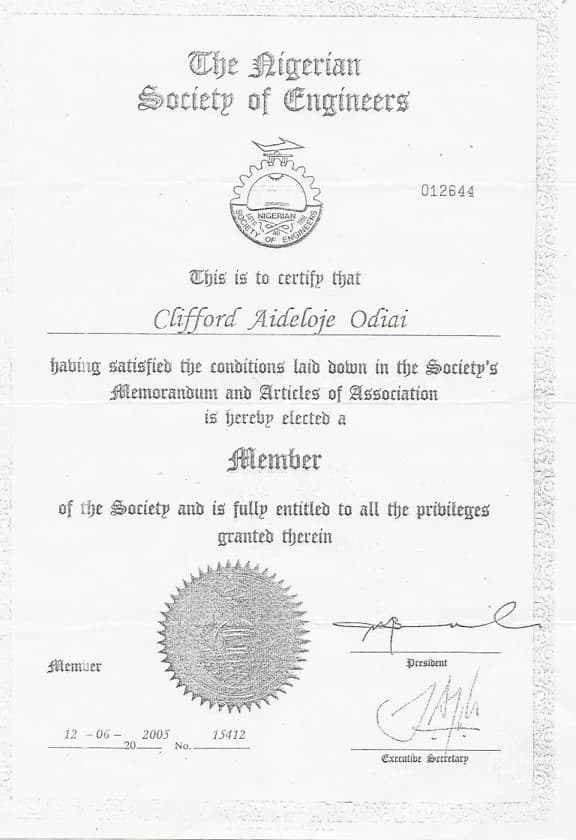 Certification